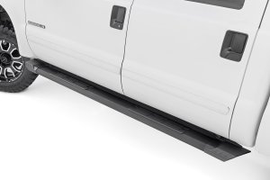 Ford F-350 Super Duty Aluminum Running Boards - Rough Country - HD2 - Black - '99-'16 Ford F-350 Super Duty Aluminum Running Boards - Rough Country - HD2 - Black - '99-'16